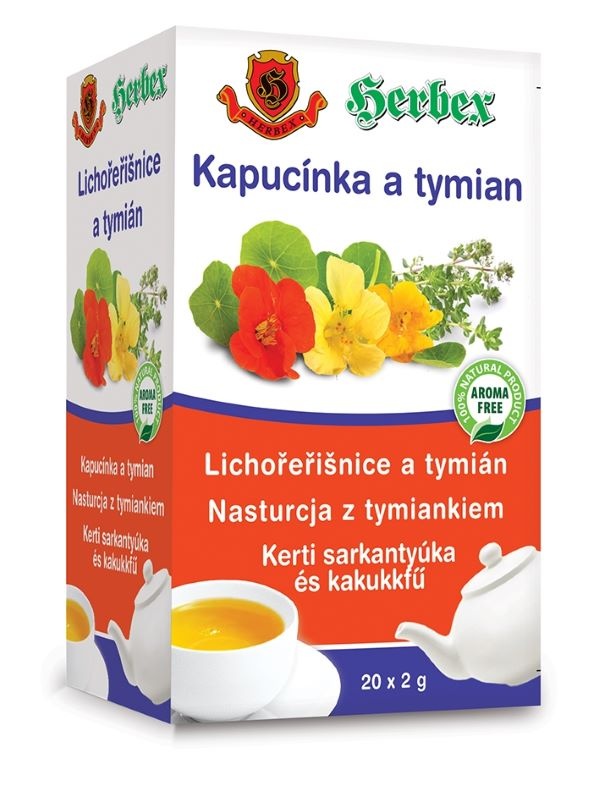 Lichořeřišnice a tymián 40 g Herbex 